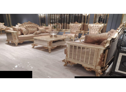 Sofa set 3+3+1+1 Seater Coffee table Sofa Armchair Sofas Fabric luxury set 5 pieces