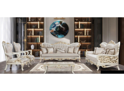 Sofa set 3+3+1+1 Seater Coffee table Set 5pcs Classic Sofas Armchair Luxury new