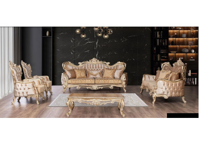 Sofa set 3+3+1+1 Seater Coffee table Sofa Armchair Sofas Relax luxury set 5 pieces