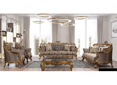 Luxury Suite Set 5-piece Sofa set 3+3+1+1 Seater Coffee table Sofa Sofas Armchair