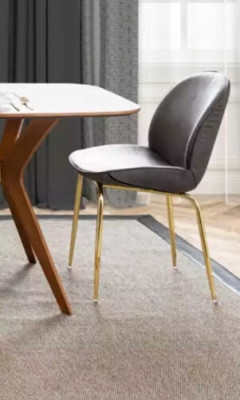 Italian style dining table 4x chairs wood table dining set modern design 5 pieces