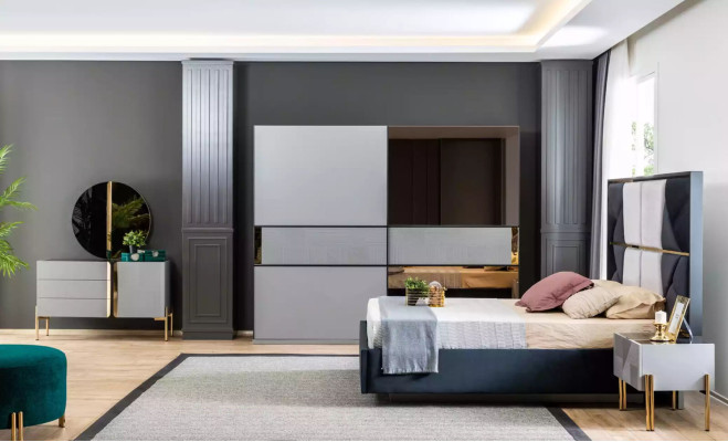 Luxury Bedroom Bed Double Beds Design Wood Furniture Bed Frame new