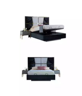 Luxury Bedroom Bed Double Beds Design Wood Furniture Bed Frame new