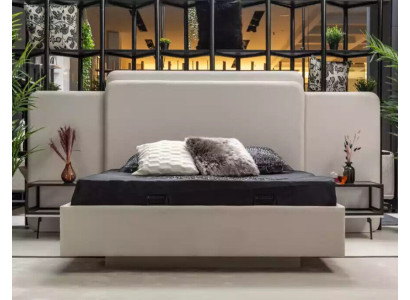 Flawless modern designer bed for your bedroom in white