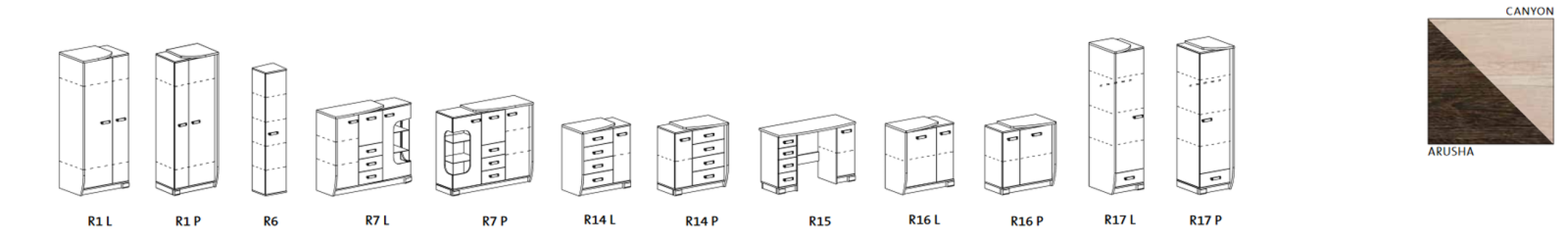 Tv TV-cabinet Wardrobe Chest of drawers Tables Hi Fi Sideboard Television Wardrobe Console Furniture new