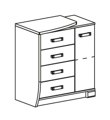 Chest of drawers Display case Chests of drawers Display cases Childrens room Chest of drawers Wardrobe new