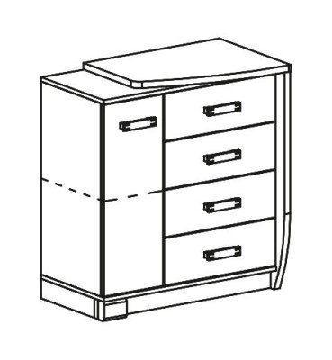 Chest of drawers Display case Chests of drawers Display cases Childrens room Chest of drawers Wardrobe new