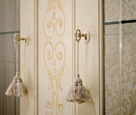 Display case Italian luxury furniture showcases dresser cupboard glass design wardrobe