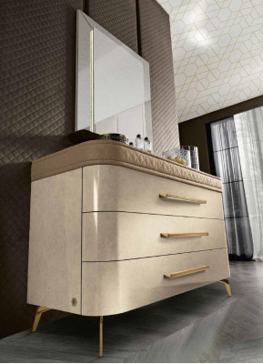 Chest of drawers Sideboard Wardrobe Luxury Chests of drawers Wardrobe Shelf Furniture Wooden Cabinet Italy