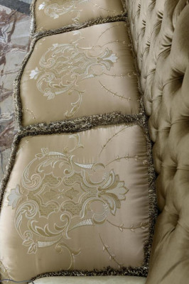 Furniture Chairs new Art Deco Design Armchair Textile Living room Lounge Luxury Design