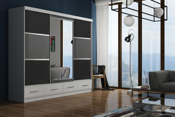 Wardrobe Cabinets Wardrobe Wall Unit 3 Doors Wood Furniture Bedroom new