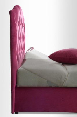 Furniture 120x190 Upholstery Textile Beds Luxury Design Frame Chesterfield Single Bed