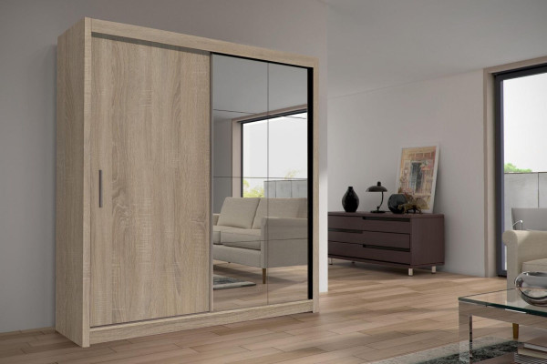 Bedroom Furniture Living Wood new Clothes cupboards Sliding doors Clothes Wardrobe