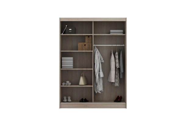 Wardrobe Wardrobe Tall Cabinet Modern Beige Wood Cabinets Bedroom new