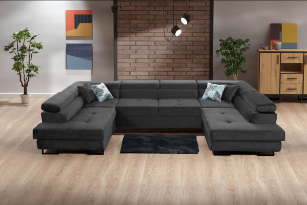 Corner sofa Fabric U-shape Couch Design Upholstery Textile Corner Modern Sofas Living landscape