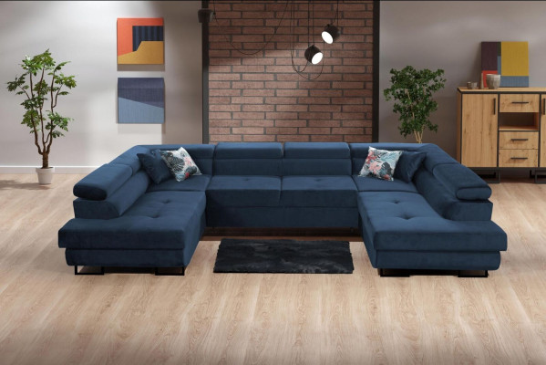Corner sofa Fabric U-shape Couch Design Upholstery Textile Corner Modern Sofas Living landscape