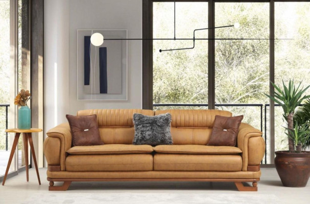 Suite Sofa set Sofa Luxury Complete e Couch set 3+1 Seater Armchair