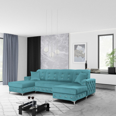 Design Upholstery Textile Sofas Wood Sofa new Luxury Furniture Corner sofa U-shape Couch