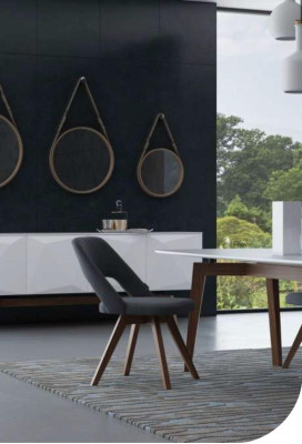 Dining room set luxury furniture dining table chairs sideboard real wood furniture