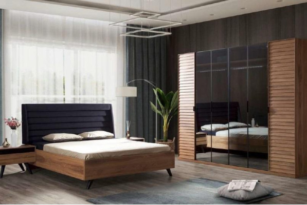 Large Bedroom Set Bedroom Furniture Wardrobe Bed Bedside tables
