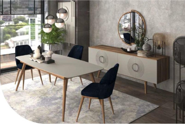 Dining set Luxury Table with Chairs Dining room furniture Modern Dining room set