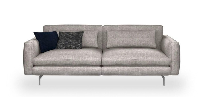 Gray-black living room furniture three-seater armchair new luxury set modern
