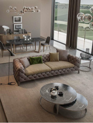 Tauper Chesterfield Three Seater Luxury Modern Sofa Style Living room furniture