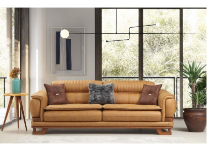 Triple Sofa Three Seater Sofa 3 Seater Sofas Design Living room Imitation leather