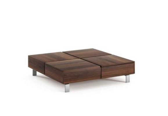 Living room Coffee table Luxury Natural Walnut Designer New Furnishings