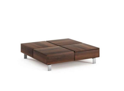 Living room Coffee table Luxury Natural Walnut Designer New Furnishings
