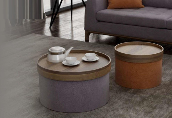 Round Coffee tables Modern Living room furniture Side tables Side tables