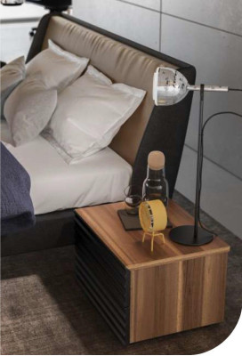 Modern Wood Bedside table Storage table Small Side table Bedroom