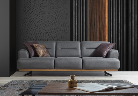 Design Luxury Couch 3 Seater Sofa Italian Style Living room Furniture