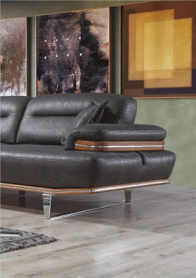 Three Seater Luxury Sofa 3 Seat Sofas Seat Leather Design Couch Furniture Style