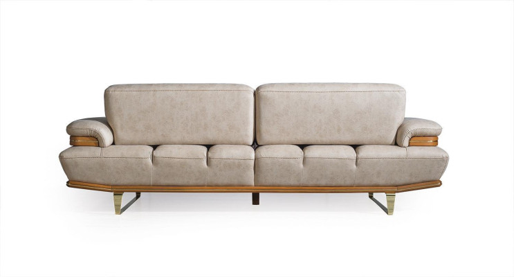 Three Seater Couch Upholstery Design Sofa Modern Beige Luxury Furniture new