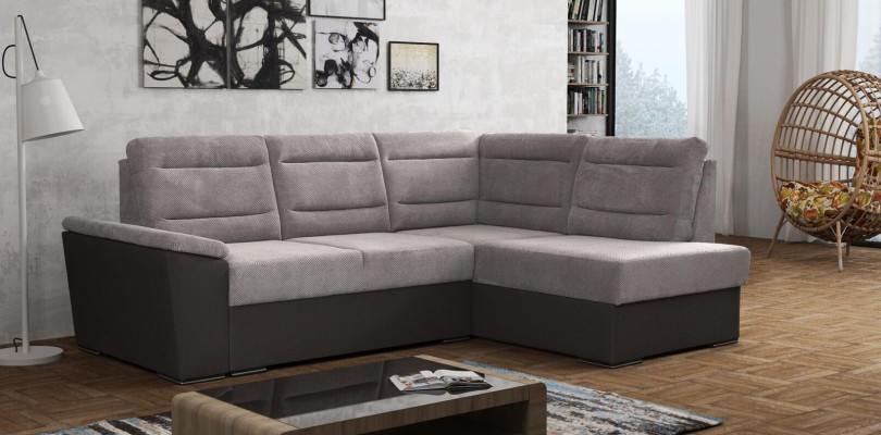 Sofa bed Relax Seat Furniture Living landscape Sofa Couch Corner sofa L-shape Upholstery new