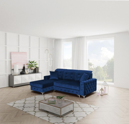 Chesterfield Sleeping Couches Sofa Upholstered Furniture Corner sofa L-shape Sofa Modern