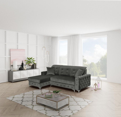 Chesterfield Sleeping Couches Sofa Upholstered Furniture Corner sofa L-shape Sofa Modern