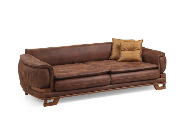 Luxury Triple Sofa Three Seater Sofa 3 Seater Design Living room Imitation leather