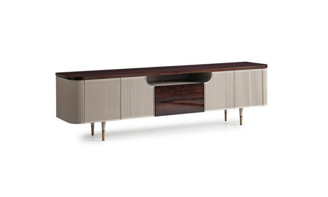 Sideboard TV stand TV cabinet Lowboard Wood Beige Modern Table Living room