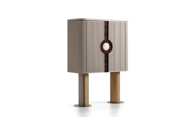 Bar Cabinet Drinks Wardrobe Wood Beige Wooden Cabinet Design Bottles Bar