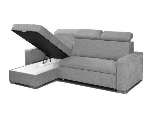 Design Couch Lounge Corner Modern Textile Corner sofa L-shape Living landscape Relax Seat