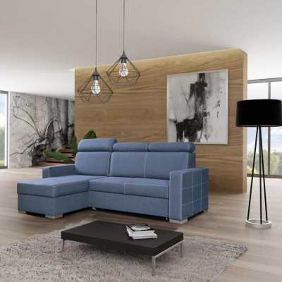 Corner sofa L-shape Upholstery Textile Modern Corner Relax Seat Luxury Furniture Living landscape
