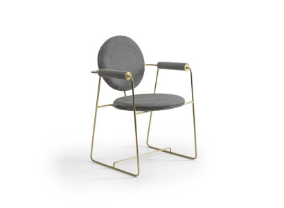 Dining room chair Designer Chair with Armrests Modern Furniture Upholstered Chair