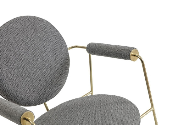 Dining room chair Designer Chair with Armrests Modern Furniture Upholstered Chair