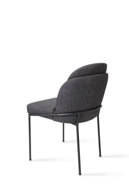 Luxury Gray Chair Dining room Upholstery Fabric Furniture new Designer Chairs
