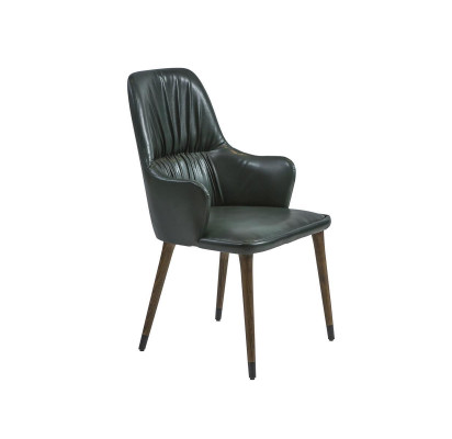 Chair with Armrests Modern Luxury Designer Armchair Upholstered Seat