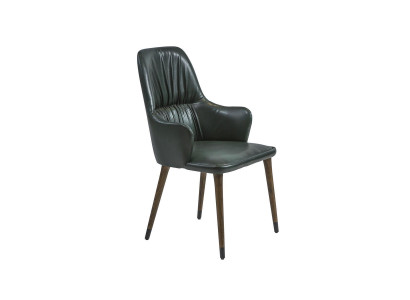 Chair with Armrests Modern Luxury Designer Armchair Upholstered Seat