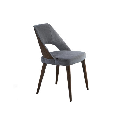 Dining room chair Gray Upholstery Fabric new Luxury Seat Chair Furnishings Design