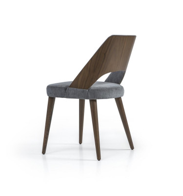 Dining room chair Gray Upholstery Fabric new Luxury Seat Chair Furnishings Design